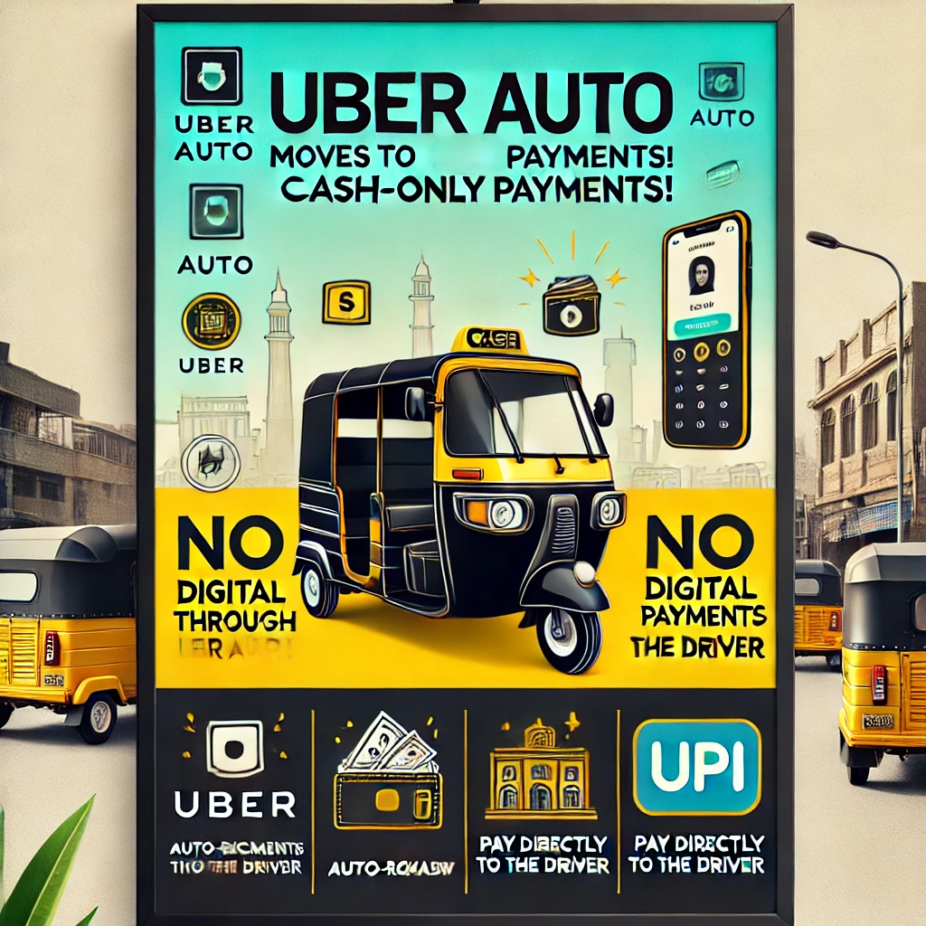 Uber Auto Moves to Cash-Only Model: What Riders Need to Know