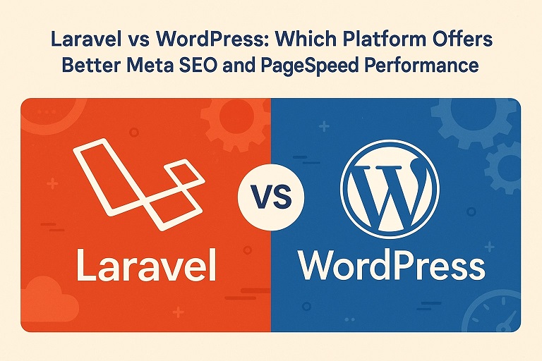 Laravel vs WordPress - Which Platform Offers Better Meta SEO and PageSpeed Performance