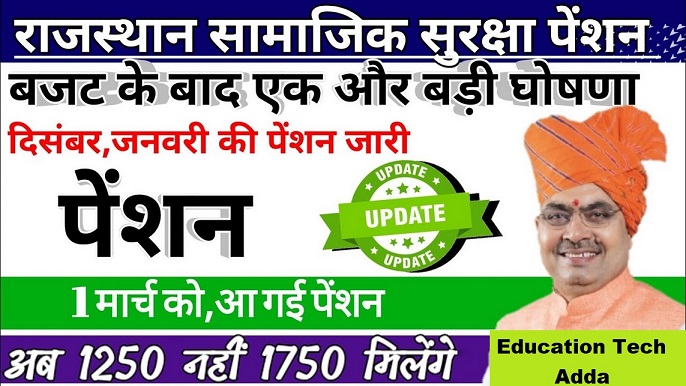Rajasthan Social Security Pension Scheme 2025: राजस्थान सामाजिक सुरक्षा पेंशन योजना 2025 आवेदन प्रक्रिया