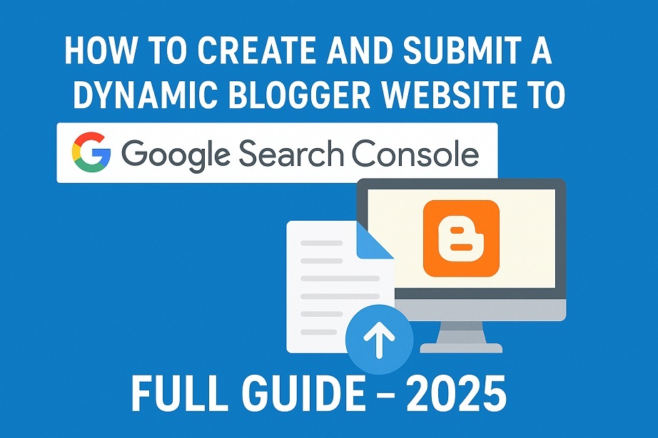 How to Create and Submit a Dynamic Blogger Website to Google Search Console (Full Guide – 2025)