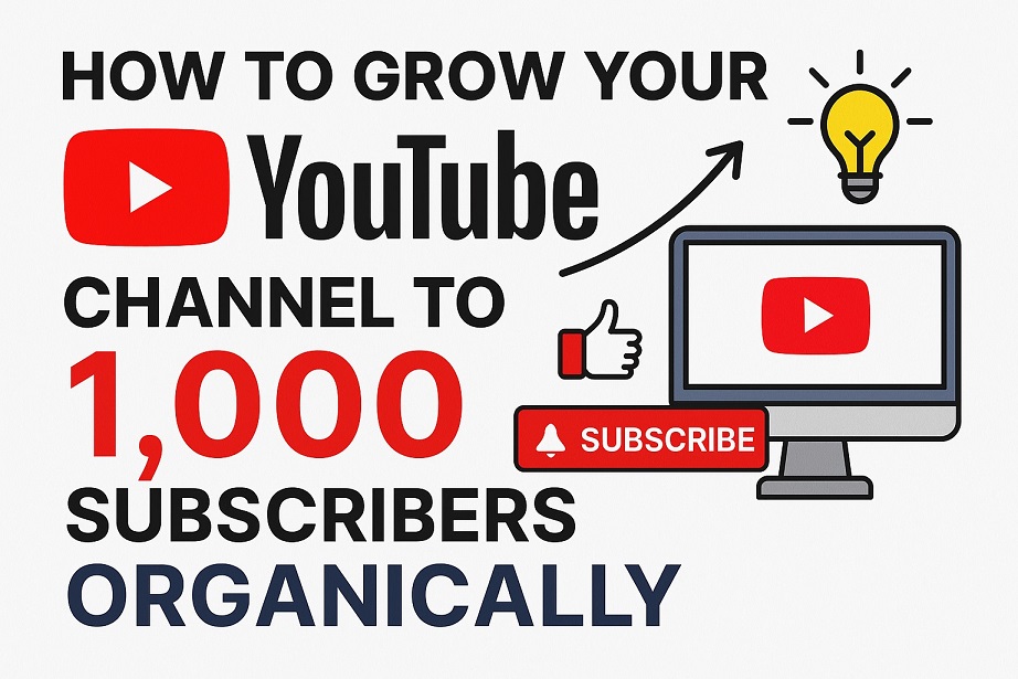 How to Grow Your YouTube Channel to 1,000 Subscribers Organically